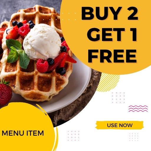 Menu Item : Buy 2 & Get 1 Free